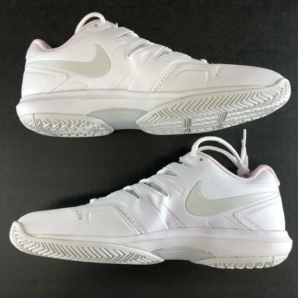 Nike Air Zoom Prestige Tennis Shoes Womens Sz 11 White Pink - Picture 3 of 8